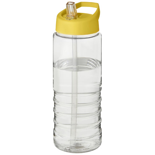 Bouteille de sport promotionnelle 750ml H2O Active® Translucide et Jaune
